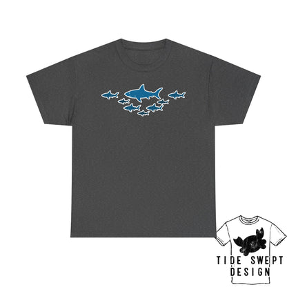School of  Sharks T-Shirt, Ocean Lover Shark Shirt