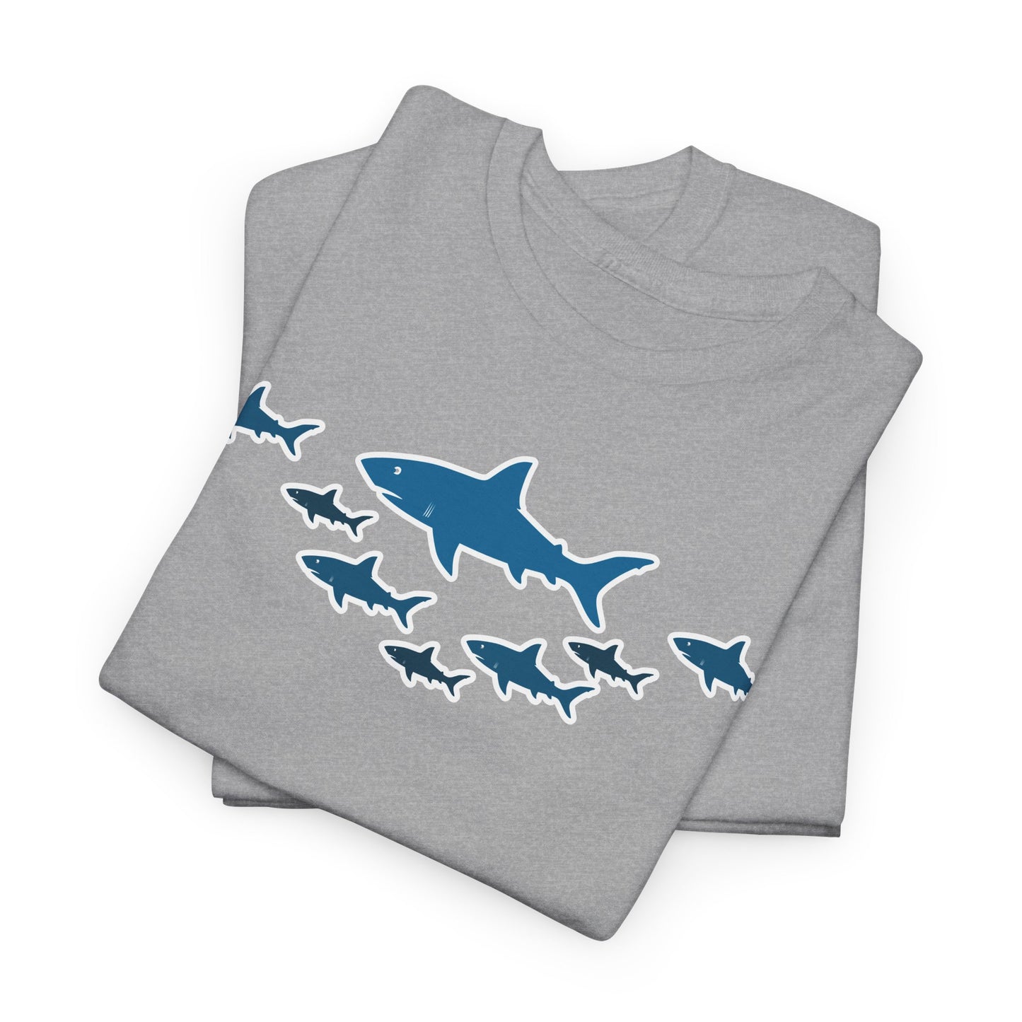 School of  Sharks T-Shirt, Ocean Lover Shark Shirt